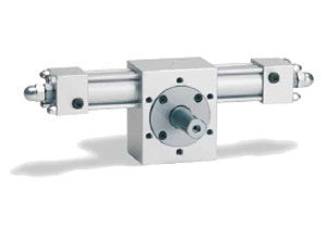 Siłownik hydrauliczny obrotowy