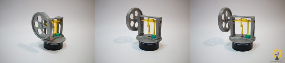 Prototyp silniku Stirlinga